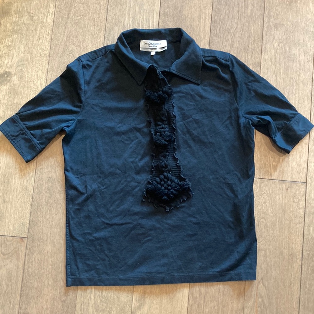 Yves Saint Laurent Polo with Embroidery Large